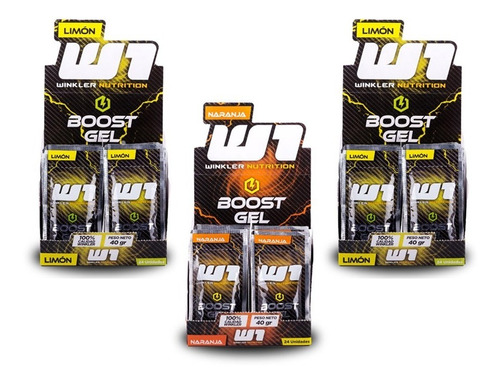 Geles Energéticos Pack 3cajas X 24 (72un.) Winkler Nutrition