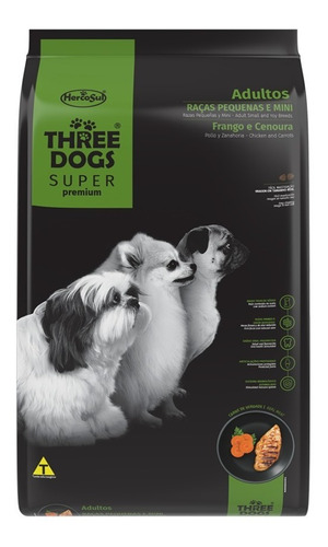 Three Dogs Super Premium Adulto Mini 10.1 Kg Con Regalo