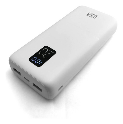 Cargador Portatil Power Bank Roca 20000 Mah Con Lcd 2 Usb