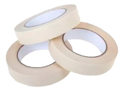 Cinta De Papel Enmascarar 24mm X 50metros Pack 3unid - La