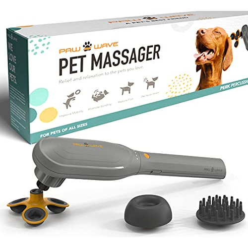 Perk Percussion Pet Massager For Dogs And Cats Designed...