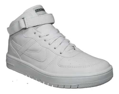 Tenis Panam Blanco Nieve Mujer Y