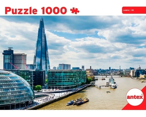 Imagen 1 de 1 de Puzzle Rompecabezas Paisajes Del Mundo 1000 Pzs Antex Lelab Modelos Londres - Uk