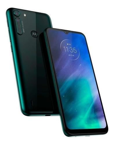 Imagen 5 de 6 de Motorola One Fusion Dual SIM 128 GB verde esmeralda 4 GB RAM