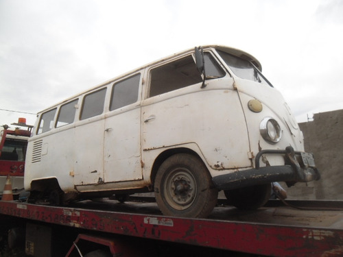 Kombi Vw Van Corujinha 1975 Funcionando P/ Restaurar Barato