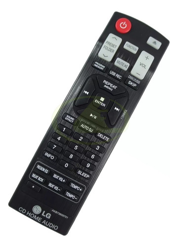 Controle Original Som LG Hi-fi System Akb73655701 Beat Tempo