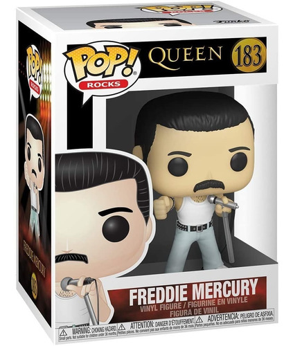 Funko Pop! Queen Freddie Mercury (radio Gaga 1985) #183