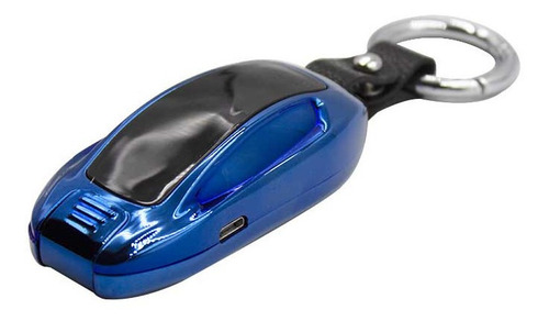 Encendedor Electrico Recargable Usb, Tipo Llavero C/luz Led 