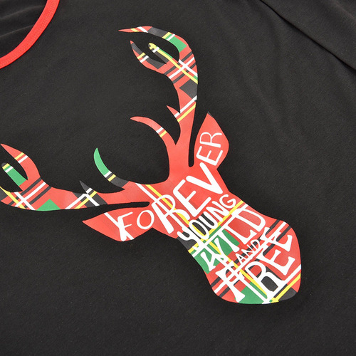 Traje De Pijama Familiar Con Estampado Navideño Para Niño, M