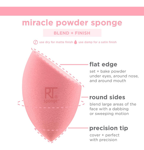 DĂșo De Esponjas De Maquillaje Real Techniques Miracle...
