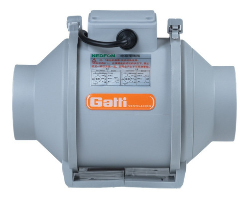 Imagen 1 de 10 de Extractor Tubular Para Conductos De 6 Pulgadas 15 Cm 2 Vel.