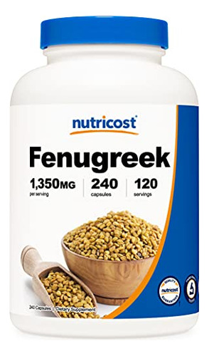 Fenogreco 1350 Mg 240 Cap Nutricost