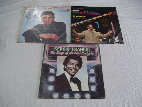 Lp Vinil - Sérgio Franchi - 3 Discos