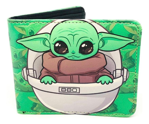 Billetera Baby Yoda Star Wars Porta Documentos