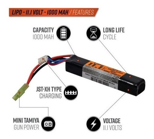 Battery- V Energy Lipo 11.1v 1200 Mah 30c Split C