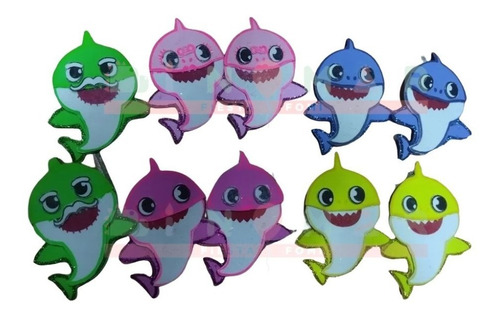 Baby Shark. Figura De Foamy. 4 Paq Con 10 Pz C/u Figura Fomi