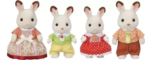 Sylvanian Families Calico Conejos Chocolate 5655 Critters