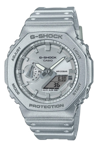 Reloj Casio Gshock Ga-2100ff-8a Antigolpes Sumergible Acero