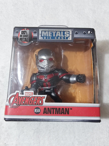 Figura Metal 6cm, Antman Avenger, Jada Toys 2017, Emp. Dañad (Usado)