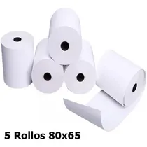 Comprar Rollo Térmico 80x65 Mm Impr Fiscales  5 Rollos