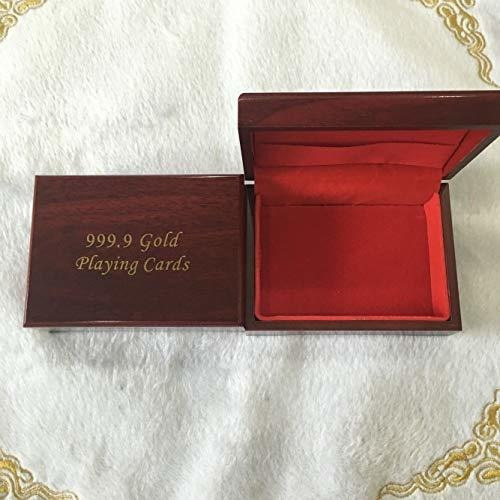 Baraja De Cartas De Póquer De Lujo De Oro De 24 Quilates