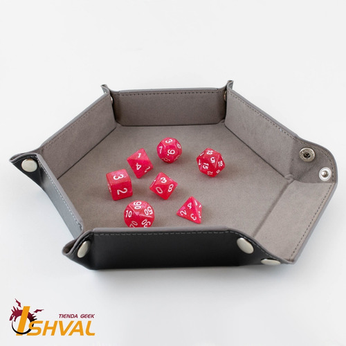 Imagen 3 de 5 de Bandeja Hexagonal Para Dados De Rol - Volcanic Crater
