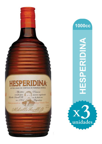 Pack Aperitivo Hesperidina 1000ml X 3 Unidades - Ma