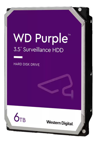 Disco Duro 6tb Wd64purz Wd Purple Para Videovigilancia 3.5 