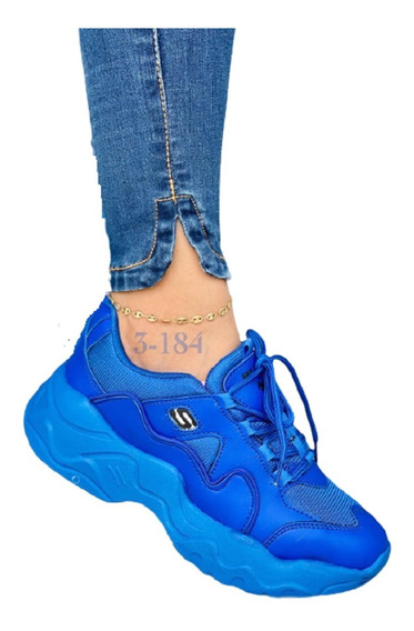 Zapatos Zapatos para mujer Zapatillas y calzado deportivo Hi tops Zapatillas azules de alta gama para mujer 