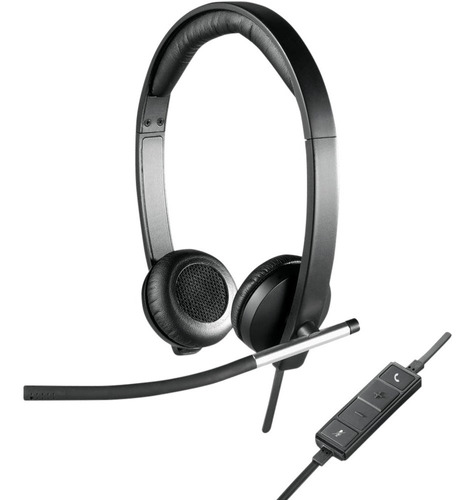 Auricular Headset Logitech H650e Usb 2.0 Estéreo Gtia Pce