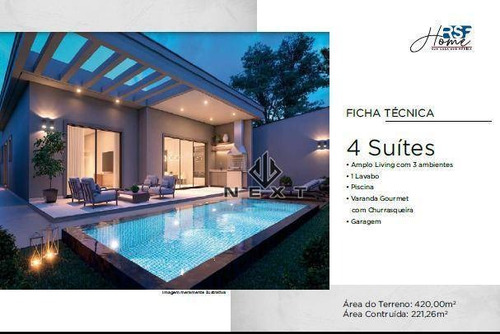 Imagem 2 de 4 de Casa Com 3 Suites À Venda, 221 M² No Residencial Itahyê Em Alphaville - Sp - Ca0598