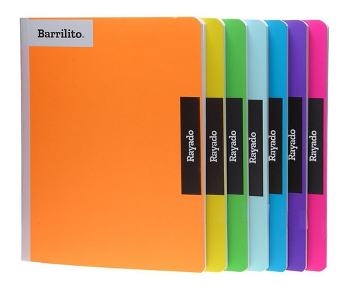 Cuaderno Libreta Francesa Cosida 100 H Rayada, 7mm Barrilito