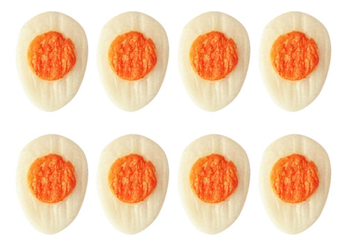 Minihuevos Decorados Con Forma De Juguete Para Comida, 8 Uni