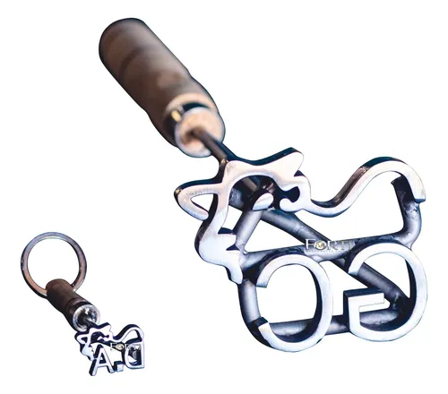 comprar Kit Marca Gado E Chaveiro Ferro De Marcar Gado Inox Personal