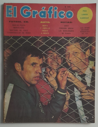 Revista El Grafico 2573 - Boca Palmeiras River Verano 1969