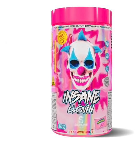 Suplemento em Pó Insane Clown 350g Demons Lab Tutti Frutii