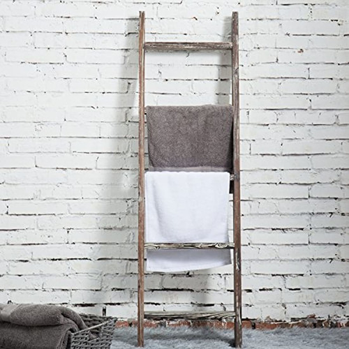 Estantería Escalera Xa Mantas/ Madera C: Gris A136,90xan46cm