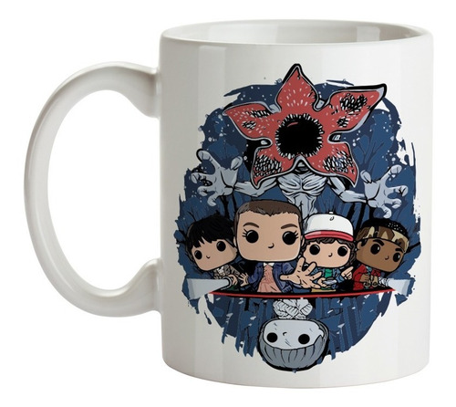 Mug Stranger Things Grupo Tipo Pop