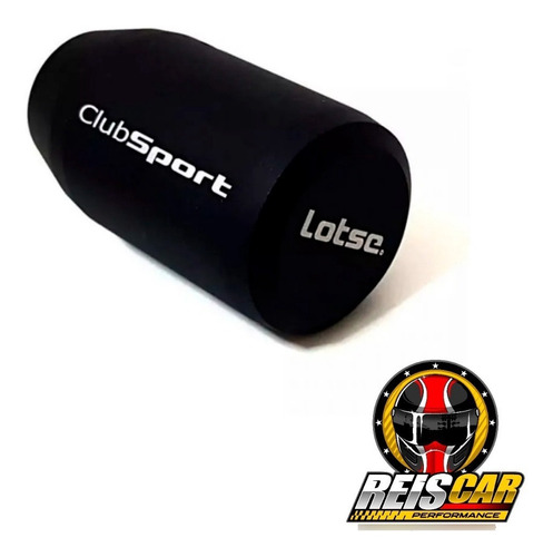 Imagem 1 de 4 de Manopla Câmbio Lotse Club Sport - Preto C/ Limitador De Ré