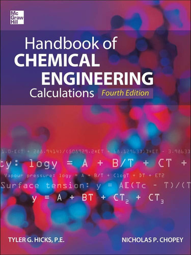 Libro Handbook Of Chemical Engineering Calculations Nuevo