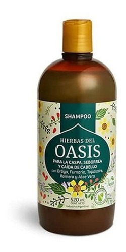 Shampoo Anti-caspa Y Caída - Oasis Veganos S/tacc