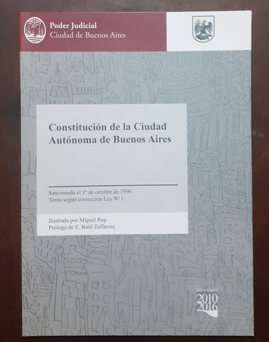 Libro ** Constitución De La Ciudad De Buenos Aires** 2014