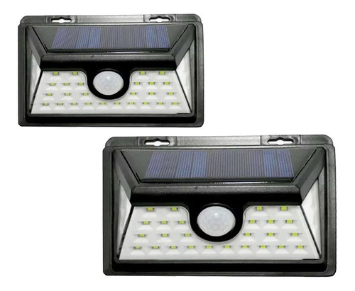 X2 Foco 30 Led 6w Sensor De Movimiento 800 Lm