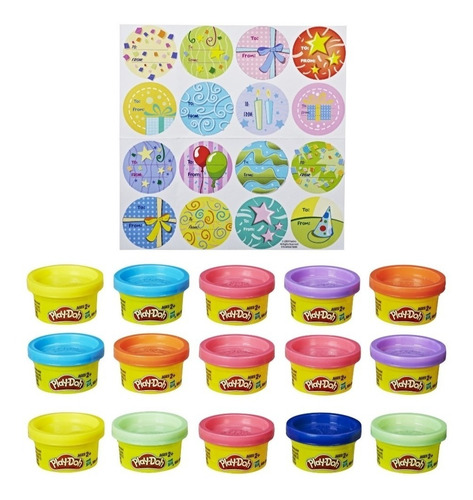 Imagen 2 de 2 de Play Doh Party Bag Adhesivos Cotillones