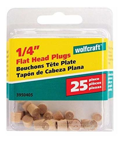 Enchufe Cabeza Plana 1 4  Madera Dura Lijada Mancha O