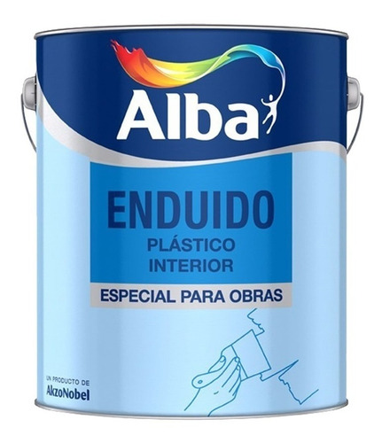 Enduido Plastico Alba Standard Interior 1 Litro M M