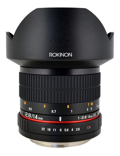 Lente Fija Ultra Ancha Rokinon Fe14m-p 14mm F2.8 Para Pen...