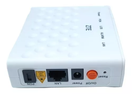 Modem para fibra optica gpon onu ont zte f601 1000mbps