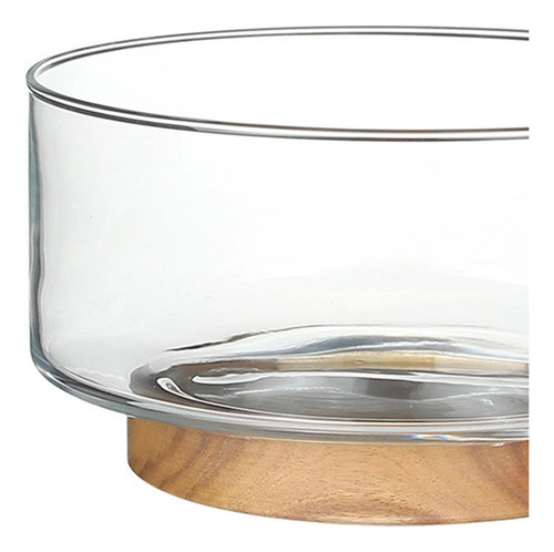 Bandeja Nórdica Para Servir Con Pedestal De Madera, S