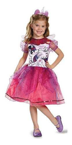 Disfraz De Twilight Sparkle Deluxe Costume, Pequeño (4-6x)